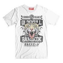 Load image into Gallery viewer, EYES OF THE TIGER - Bangkok Tiger Roaring on Oldskull Shirt T shirt Oldskull Shirts Store USA the best store in North America