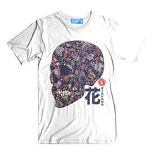 Load image into Gallery viewer, Celebrate Día de Muertos (Day of the Dead), Cinco De Mayo or every day with this colorful Sugar Skull boyfriend cut shirt. The best-looking, most comfortable, softest t-shirt&#39;s available anywhere. The Oldskull Express Collection features vintage styled t-shirts with a strong Japanese influence combined with Americana, retro and streetwear design elements. The result is unique design you will only find at Oldskull Shirts USA the best shirt store in North America.